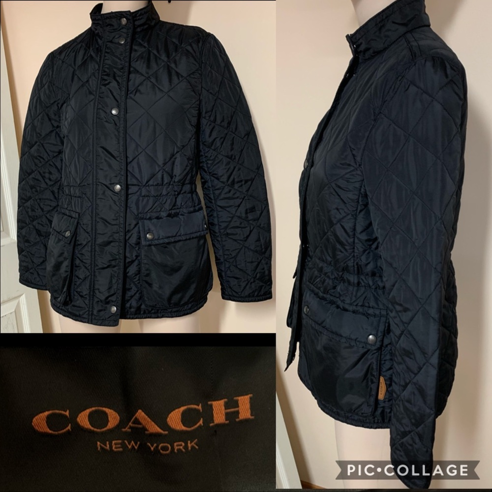 AUTHENTIC COACH quilted jacket🤎